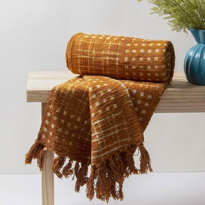 Latest Collection Cotton Hand Block Printed <b>Throw</b> Collection For <b>Sofa</b> <b>cover</b> And Bedding Set - Product Image 4