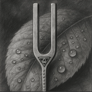 Diapasón Gigante de Mano de 528 Hz y 432 Hz de Una Sola Cara con Llave de ADN, de Acero Inoxidable y Metal, con Garantía de Un Año. - Product Image 2