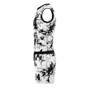 Conjunto de Uniforme de Fútbol 7V7 con Diseño Personalizado, Camiseta sin Mangas y Pantalones Cortos, Ropa Deportiva Sublimada para Equipos, Venta al Por Mayor OEM - Product Image 3