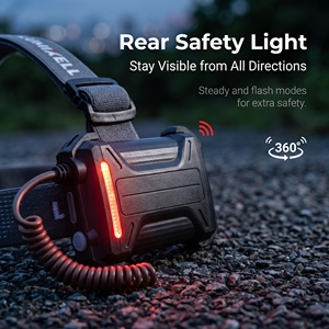 800Lumens Hybrid Power <b>LED</b> Pocket Torch <b>Light</b> New Outdoor Portable Waterproof Camping Headlamp IP65 Diving Hiking Headlamp - Product Image 2