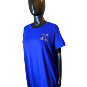 SGRHO Poodle <b>Maxi</b> Lounge <b>Dress</b> Elegant Greek Inspired Floor Length Comfortable Women Casual Homewear Premium Sorority Natural - Product Image 2