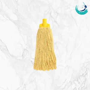 KSR High Quality Cotton Full Colour Yarn Socket Mop Heads Four-Colour Clip Holder Self-Wringer Reusable Floor Cleaning System - Product Image 1