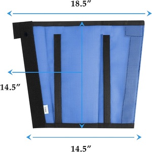 Protège-jambes pour chevaux, guêtres anti-moustiques, respirants, en nylon, 50x20x40cm, produits équestres - Product Image 5