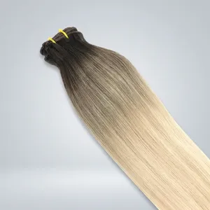 Cheveux humains indiens Remy blond cendré, double épaisseur, cuticules intactes, base en soie, densité 100%, longueur personnalisable dans une seule direction - Product Image 5