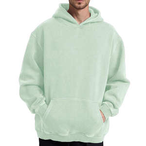 Sweat-shirts en polaire pour hommes avec tissu respirant à séchage rapide, logo personnalisé, poche intégrée, 100% coton, style streetwear - Product Image 3