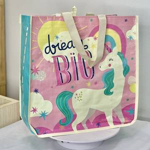 Bolsa de Compras de Estilo Coreano con Esquinas Redondeadas, Impresión Flexográfica, Color Personalizado, Reutilizable y Plegable para Compras en Vietnam - Product Image 5