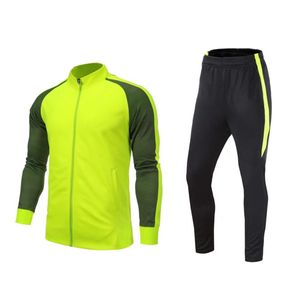 Chándal de entrenamiento de fútbol exclusivo para hombre, corte ajustado, ropa deportiva transpirable de secado rápido, uniforme deportivo para gimnasio y correr. - Product Image 3