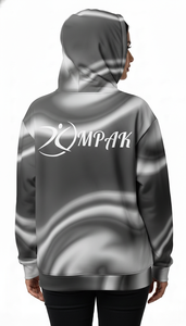 เสื้อฮู้ดดี้โอเวอร์ไซส์สไตล์คนเมือง พิมพ์ลายแบบ Sublimation ทั่วตัว สำหรับแบรนด์ไลฟ์สไตล์ลำลอง - Product Image 2