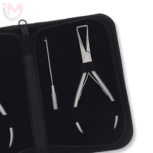 Juego de Pinzas de Acero Inoxidable para Extensiones de Cabello, Herramientas de Instalación y Remoción - Product Image 3