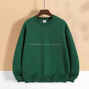 Sudadera de alta calidad con estampado de lujo, sudadera de algodón orgánico pesado, sudadera unisex de gran tamaño con logotipo personalizado en blanco - Product Image 6