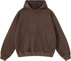 Factory Direct Regular Fit Hoodie Cotton Rich Men's Sweatshirt OEM Private Label Bulk Production - Product Image 2