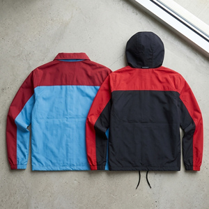 เสื้อแจ็คเก็ตกันลมแบบซิป 100% ไนลอน น้ำหนักเบา กันน้ำได้ เหมาะสำหรับเล่นกีฬาและกันฝน คอปกพับได้ สำหรับทั้งชายและหญิง - Product Image 2