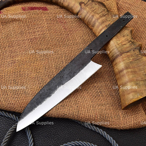 Cuchillo de Cocina Táctico de Alta Calidad, Personalizable, Forjado a Mano, con Hoja de Acero 1095 y Mango de Damasco, para Exteriores - Product Image 6