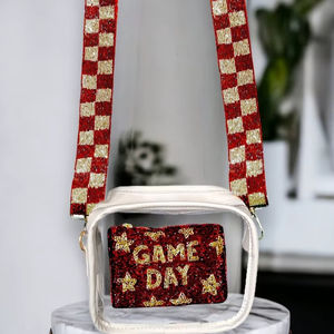 Petite pochette à monnaie perlée rose Botox, portefeuille tendance, cadeau d'anniversaire pour femme - Product Image 1