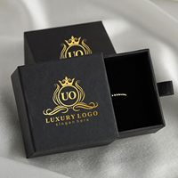 Boîtes d'emballage de bijoux personnalisées Boîtes cadeaux en vrac et organisateurs Boîte cadeau personnalisée pour collier boucle d'oreille bague