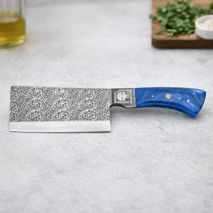 Juego de Cuchillos de Chef Hechos a Mano |   Juego de Cuchillos de Cocina Personalizados de 5 Piezas |   Cuchillas de acero inoxidable grabadas – Regalo para chef o cocinero casero - Product Image 2