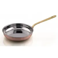 Poêle à frire professionnelle pour chef avec technologie de surface en acier inoxydable pour une cuisson et un saisissage résistants aux rayures et aux hautes températures