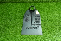 Houe agricole Sunimp Agri de marque Alligator n°4, 1,4 kg, poids équilibré, lame en fer forgé de qualité supérieure, outil manuel pour la préparation du sol