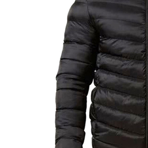 Custom Logo Polyester Nylon Winter Hooded Bubble Puffer Jacket for Men Breathable Outdoor <b>Warm</b> Quilted Coat Plus Size Jacket - Product Image 2