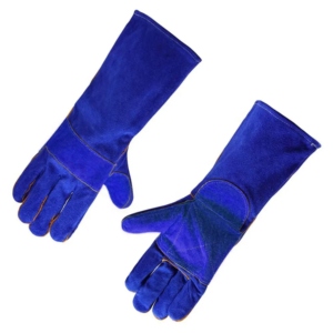 Extreme Aluminized Cowhide Split Leather Welding Gloves CE Certified 11 oz Safety <b>Cuff</b> Heat Protective Hand & <b>Arm</b> Protection - Product Image 3