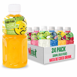 Produit le plus vendu 330ml de boisson de jus tropical avec Nata De Coco & Jelly-Fabricant de marque privée VINUT, échantillon gratuit, entier - Product Image 1