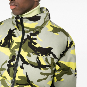 Custom <b>Utility</b> Windproof Eco-Friendly Streetwear Puffer <b>Jacket</b> for <b>Men</b> Winter Outdoor Standard Thermal Travel Front Logo - Product Image 4