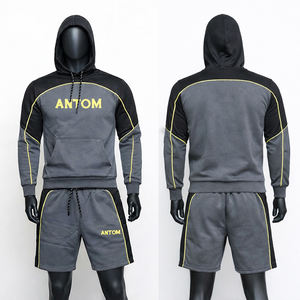 ชุดเซ็ตฮู้ดดี้ลำลองสำหรับผู้ชายสำหรับฤดูหนาว พร้อมโลโก้สั่งทำพิเศษ ดีไซน์ระบายอากาศได้ดี ราคาขายส่ง - Product Image 1