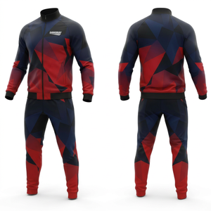 Traje Deportivo Personalizado con Impresión a Todo Color, Uniforme de Equipo Personalizado para Unisex, 100% Poliéster, Resistente al Viento, Transpirable, Deportivo de Invierno - Product Image 2
