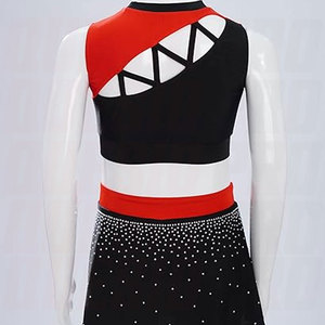 Uniforme de Animadora para Niñas, Traje de Animadora para Prácticas, Cosplay, Actuaciones, Eventos Deportivos Escolares - Product Image 4