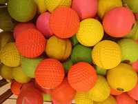 Pelota de Cricket Personalizada con Logotipo, 9 Pulgadas, de Goma PU Brillante, Diseño con Hoyuelos, 142-145g, Ligera, Ambidiestra, de Alta Calidad para Uso en Exteriores