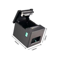 Venta caliente 80mm Pos controlador de impresora térmica de recibos térmica con cortador impresora térmica de recibos 80mm
