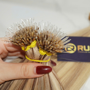 Extensions de cheveux à pointes souples en gros d'usine, Super Double Drawn, cuticules alignées, cheveux humains vierges vietnamiens bruts - Product Image 5