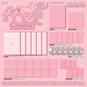 BOYNEXTDOOR - [INICIO] 1ST STUDIO (Versión SWEET HOME) Álbum de K-Pop en CD, el Más Vendido en Corea, para Todas las Edades - Product Image 5