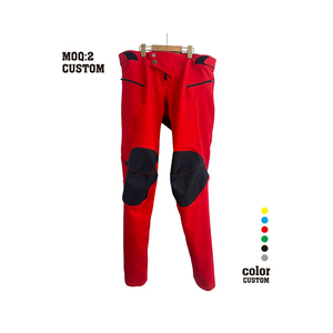 Pantalones de Motocicleta Negros para Hombre con Protección en las Rodillas, Transpirables, Resistentes al Viento, de Poliéster/Algodón, para Todas las Estaciones, Ropa de Carreras - Product Image 2