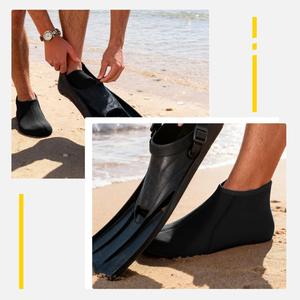 High Performance Beach Sand <b>Socks</b> Lightweight Neoprene Material With Secure Closure For Professional Volleyball Athletes - Product Image 3