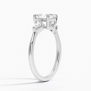 BOJ <b>Ring</b> 0106 Asscher Cut 925 Silver Kite Prong Setting Solitaire <b>Diamond</b> <b>Ring</b> 2ct D Color VVS1 Moissanite GRA Certified Sale - Product Image 2