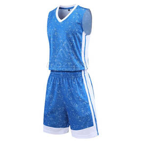 Uniforme de baloncesto 100% poliéster con diseño de logotipo personalizado, uniforme de baloncesto para hombre en venta - Product Image 2