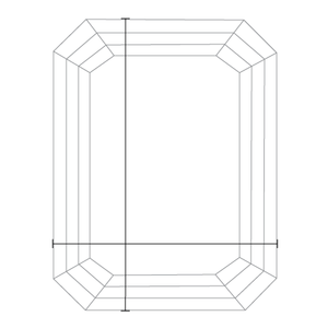 เพชรเม็ดเดี่ยวทรงเหลี่ยมมรกตสี D ผลิตในห้องปฏิบัติการ ขายส่งจากอินเดีย รับรองโดย IGI/HPHT CVD ขนาด 1ct-10ct สำหรับทำเครื่องประดับ - Product Image 5