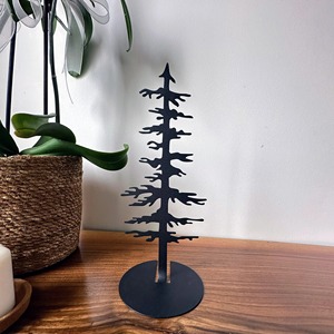 Black Metal Christmas <b>Tree</b> Table Object for Home Decor Shelf Display and Kids Room Decoration Purpose Handcrafted From India - Product Image 5