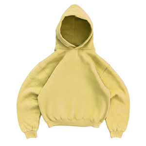 Sudadera con Capucha Extra Grande de Estilo Premium, Felpa Sólida, para Hombre y Mujer, de Alta Calidad, Gruesa para Invierno, 100% Algodón, ODM, Bordada con Cuentas - Product Image 6