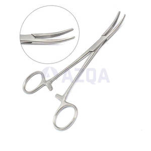 คีมคีลลี่สแตนเลสสตีล เครื่องมือผ่าตัดแบบใช้มือ โค้งและตรง ได้รับการรับรองมาตรฐาน CE ระดับ II สำหรับการจับยึดทางการแพทย์ - Product Image 5