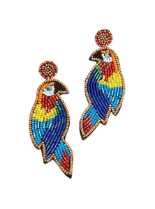 Boucles d'oreilles en perles multicolores brodées, bijoux de mode pour femmes et filles par MD HANDICRAFTS - Product Image 4