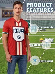 2026 National Team Soccer Jersey for Men Retro Jersey Short Sleeve Soccer T-Shirt Fashion Streetwear for Game Day S-3XL - Product Image 4