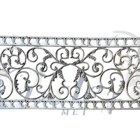 Panneaux de balustrade d'escalier en fonte robuste, décoratifs et modernes, pour projets résidentiels et hôteliers