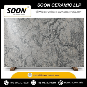 SOON CERAMIC LLP Marbre DOVER WHITE CHISEL Calcite Grande dalle polie Design moderne écologique Modèle 3D pour mur de salon - Product Image 3