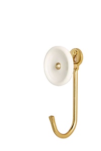 Customized Design Modern Solid Brass <b>Towel</b> <b>Hook</b> Household Wall Hanging Single Coat Hanging Bathroom Kitchen Door <b>Hooks</b> for <b>Towel</b> - Product Image 1