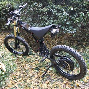 Moto électrique tout-terrain 48V 1500W avec moteur brushless à moyeu arrière, suspension intégrale, Enduro EBike, 65 KM/H, moto électrique - Product Image 1