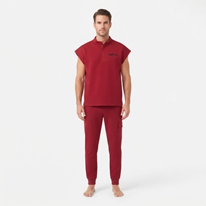 Tenues médicales pour hommes en coton doux et polyester, uniformes d'hôpital, vêtements de travail pour infirmiers, vente en gros - Product Image 3
