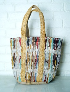 Sac bandoulière ouvert en jute style bohème pour femme 2026 – Sac fourre-tout tendance pour la plage, les voyages, les fêtes, le shopping – Écologique et durable - Product Image 5