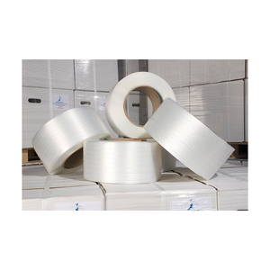 Cinta de flejado de PP blanca de 16 mm, correa de poliéster compuesto para sujeción de carga a un precio excepcional de un vendedor indio - Product Image 1